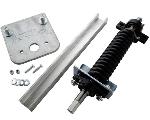 Mountain K0269HR Hex Round Underbody Assembly with Pillow Block and Drop Plate (w/o Arm Connector Plug), Driver Side