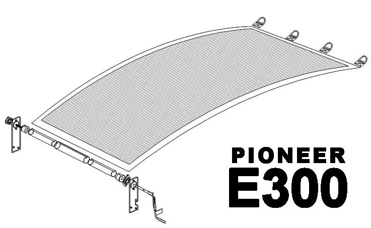 Pioneer E300 Deluxe Construction Tarping System - 12' to 15'