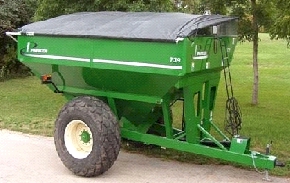 Grain Cart Premium Roll Tarp System - 12' wide, 14' long