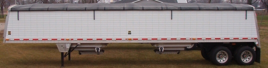 Premium Side Roll Tarp System for Trailers / Containers - 45' (Bows Not Included)