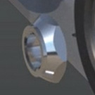 0815-661256 Aero (OEM) 3/4-10 Zinc Nylon Nut