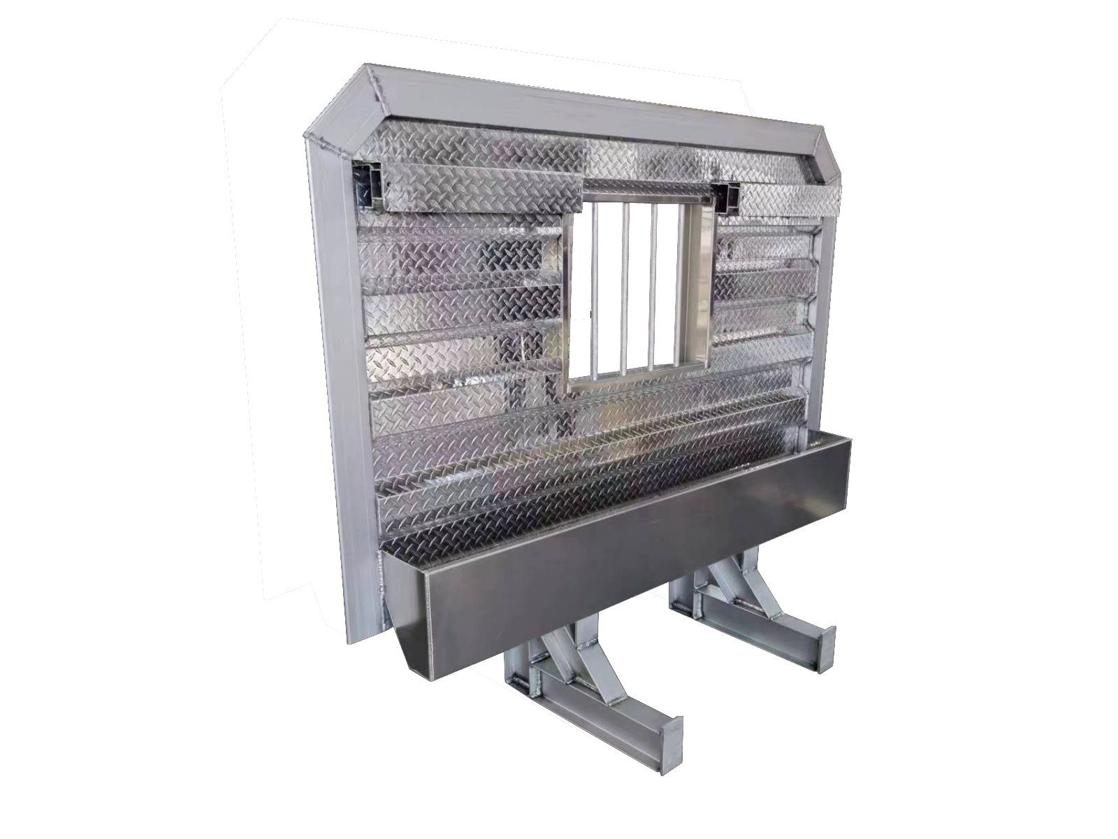 Flatbed Headache Rack Day Cab OpenStyle with Window Carolina Tarps