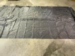 8' x 22' Vinyl 18oz Dump Truck Tarp w/ Side and Tail Flaps, Clea