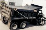 Waterproof Vinyl Dump Truck Tarps w/ Side Flaps
