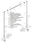 4 Spring Aluminum Arm Kit (Pin to Pin) - Tarp Bow and Pivot Pin Sets for widths up to 95