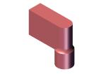 100460 Roll-Rite (OEM) Terminal, 14-16 ga flag terminal Female .250 x .032 tab