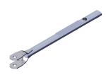102267 Roll-Rite (OEM) Pivot Tube, Long Base w/Side plates and Set Screws for Side Dump w/4 spring Knuckle