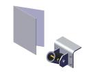 103706 Roll-Rite (OEM) Bracket, Socket Style 90deg Angle mount for Composit Bow