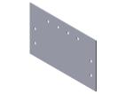 103813 Roll-Rite (OEM) Bracket, AL Plate for Top Mount Pivot Box Mount
