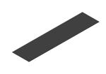 103955 Roll-Rite (OEM) End Cap, Rubber End Cap for Flat Transfer Trailer Caps 3/8x24x100