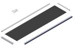 103956 Roll-Rite (OEM) End Cap, Transfer Trailer End Cap with Rubber Top