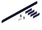 103957 Roll-Rite (OEM) Wind Deflector, Plastic Wind Deflector Kit for Transfer Trailers