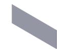 104057 Roll-Rite (OEM) Plate, AL Back for Front Pivot Bracket 14x50