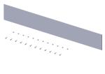 104289 Roll-Rite (OEM) Plate, Al Back for Rear Pivot Bracket 8x48 W/Fasteners