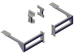 104612 Roll-Rite (OEM) Bracket, tower and Long Pivot Extension Kit for Super Mini w/ Dula Outboard Cyl.