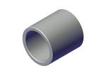 18131 Roll-Rite (OEM) Bolt, 1/2 x .620 x .650 steel spacer (to reuse Ribbed Neck Carriage) with 18295