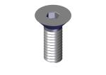 18212 Roll-Rite (OEM) Screw, B5/16 x 7/8 Flat Head Socket Cap Screw Alloy