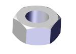 18630 Roll-Rite (OEM) Nut, 1/2 Plain Nut