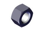 18649 Roll-Rite (OEM) Nut, 1/2-20 Flange Nylock Zinc - BenLee Stroke Limiting Nut