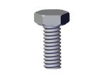 18729 Roll-Rite (OEM) Screw, 1/4-20 x 5/8 Hex Cap Screw Grade 5 Zinc DOM