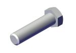 18806 Roll-Rite (OEM) Bolt, M10x1.5x40 Hex Cap 8.8 Partial Thread Screw Zinc