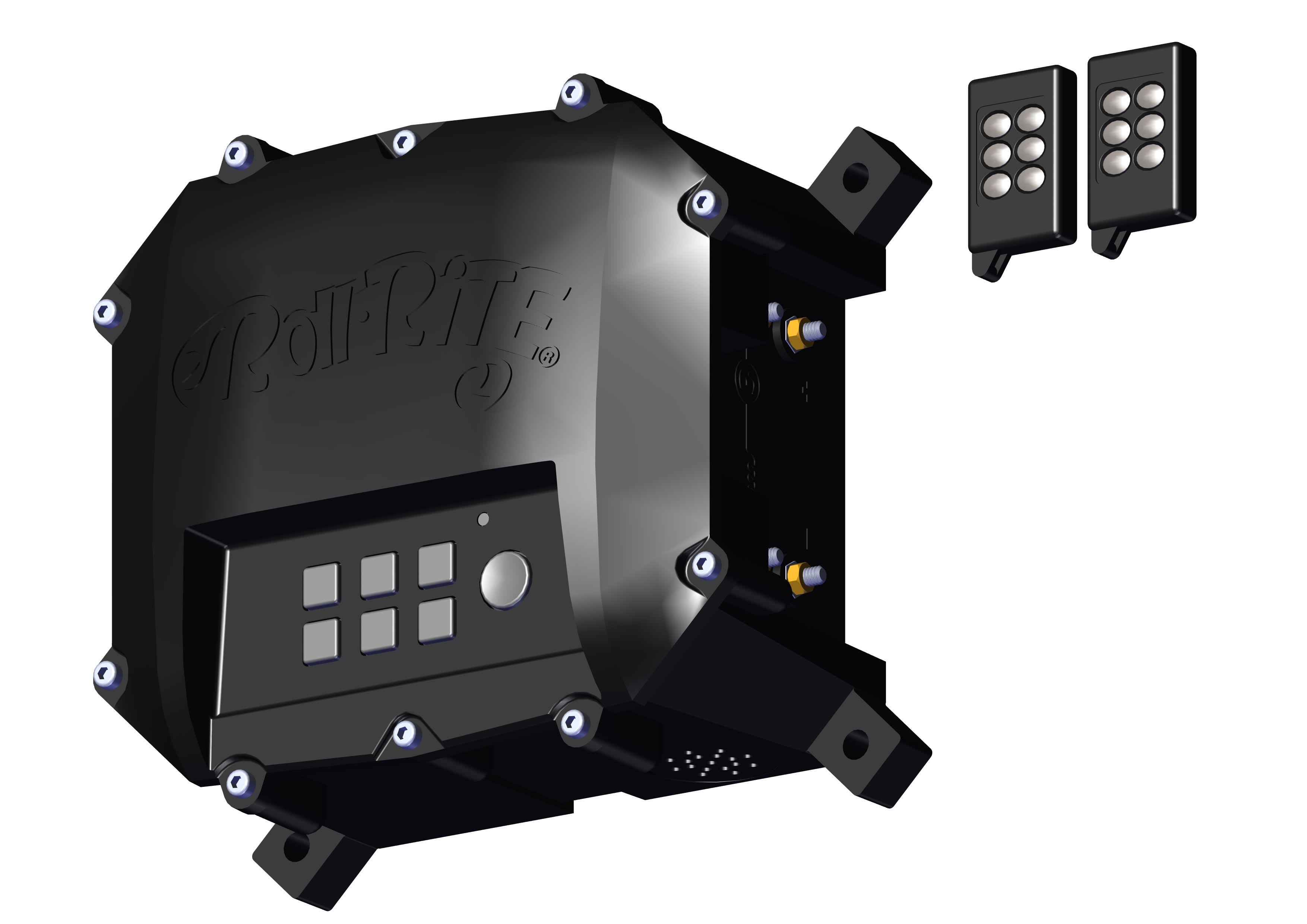 19865 Roll-Rite (OEM) Wireless Black Control Box - 12/24V Waste