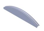 37010 Roll-Rite (OEM) End Cap, 3/16 Aluminum Endcap w/ Aluminum 12' Arch
