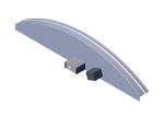 37030 Roll-Rite (OEM) Rite-Lock Power Arm Kit, 94-100 Wide w/Double Knuckle & End Cap for Straight Truck - 12V TS
