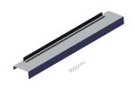 38080 Roll-Rite (OEM) End Cap, 101.5 Wide Flat Aluminum Endcap for Transfer Trailers - 14 Long