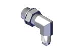 39098 Roll-Rite (OEM) Adapter, 90 #4 Male Tube to #6 Adj Male Oring