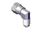 39297 Roll-Rite (OEM) Adapter, 90 #4 Male tube to #4 37° female swivel