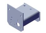 46014 Roll-Rite (OEM) Bracket, Aluminum 12UB, Passenger