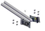 46420 Roll-Rite (OEM) Pivot Set, 2 Spring w/ 31 Aluminum Pivot Tube -Transfer Tub