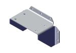 47200 Roll-Rite (OEM) Bracket, AL for Mounting Top Mnt Pivot to Vertical Surface