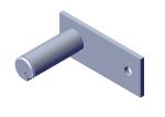 47360 Roll-Rite (OEM) Knuckle Pin, 3 Spring for 100 Knuckle Pivot Passenger