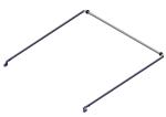 76710 Roll-Rite (OEM) Bow Set, Tension Bow 98 Wide Top Tube w/ 98 Side Arms
