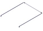 76850 Roll-Rite (OEM) Bow Set, Long & Wide Tension Bow 103 1/2 Top Tube w/ 130 Long Side Arms