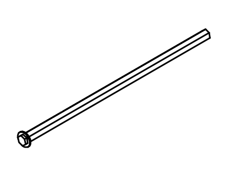 1808636 Shur-Co (OEM) Quick-Flip™ III Spring Shaft - Single Axle/Trailer - 7/8 Hex 23-1/4