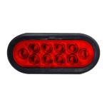 AEL-LIT-OV-R0000 Tarpstop (OEM) Red Oval Light - LED