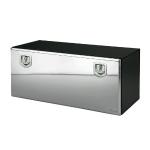 MBXB-181848PS100 Tarpstop (OEM) BAWER Black Toolbox with Stainless Single Door 18x18x48