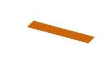 Orange 5' X 1' 18oz Vinyl Patch