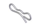 Cotter Ring - Zinc Plated Bow-Tie Pin