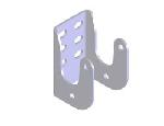 Agri-Cover 60471 Quick Release Base (silver powder coated) (Side Locking)