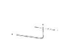 Agri-Cover 60650 Lower Crank Handle (24 long) (galvanized steel)