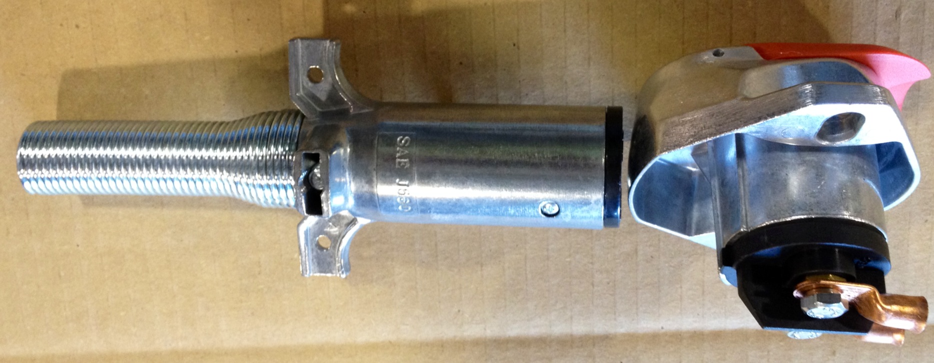 Dual Pole Connector Set (Quick Disconnect for Trailers) Carolina Tarps