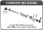 Mountain K0270HR Hex Round Underbody Assembly with Pillow Block and Drop Plate (w/o Arm Connector Plug), Passenger Side