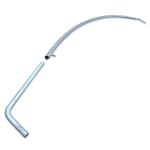 Adjustable Steel Tarp Bow - 1 Bow, 3/4 Shanks