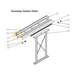 US Tarp 14823L Gantry Housing End Plate - Left Side
