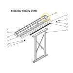 US Tarp 14823R Gantry Housing End Plate - Right Side