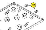 Roll-Rite 76810 | Plastic Tarp Centering Flanges (set of 2 flanges) | Aftermarket Part